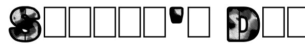 Search'n Destroy font preview